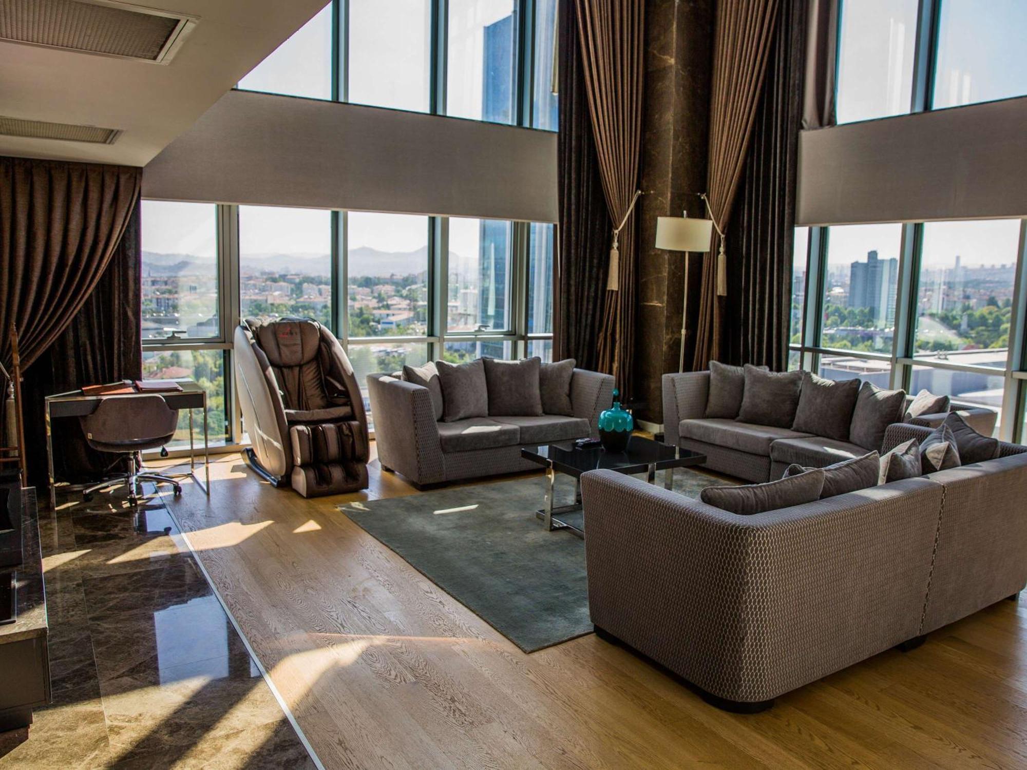 Downtown Ankara Hotel Exterior foto The interior of a presidential suite at the Four Seasons Hotel, Istanbul