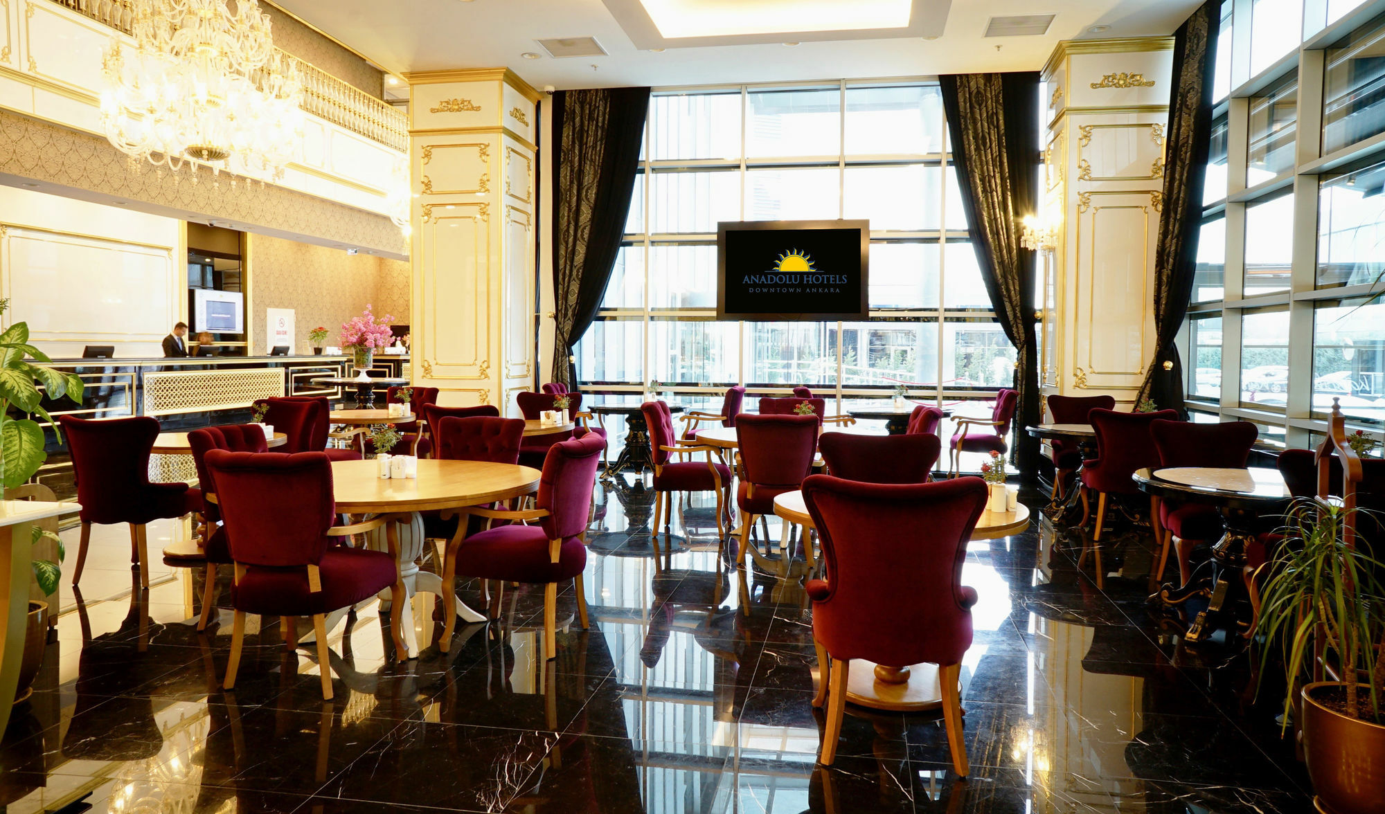Downtown Ankara Hotel Exterior foto Lobby